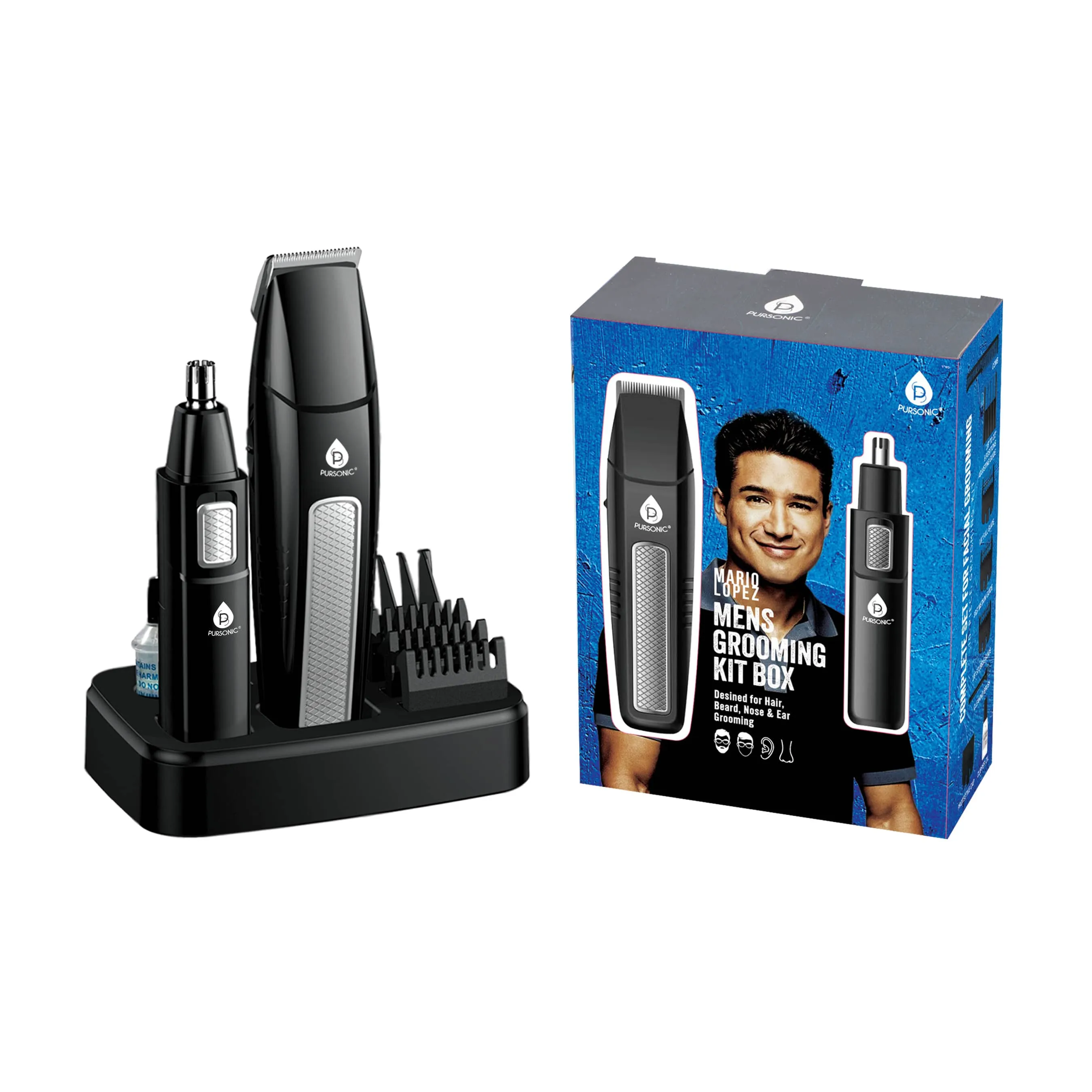 Pursonic Mario Lopez Mens Grooming Kit sold by Zulily