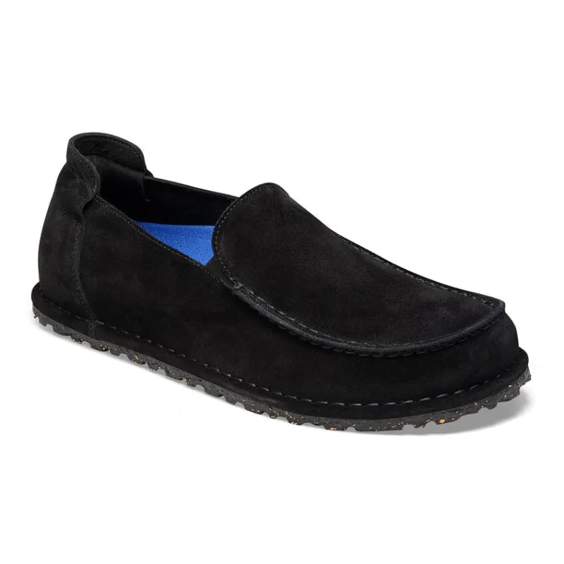 Birkenstock Unisex Utti Slip On Suede Leather Black sold by Zulily