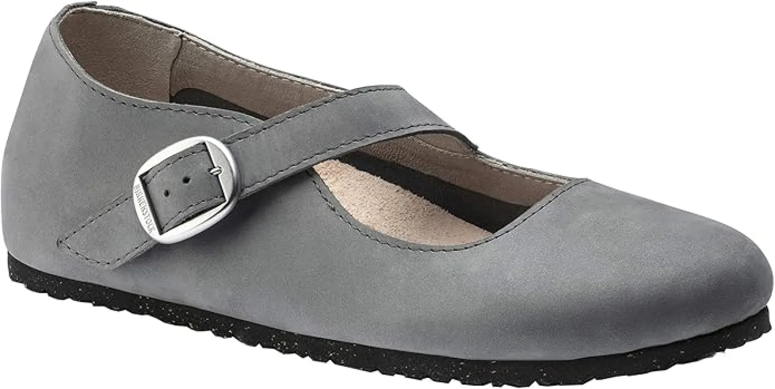 Birkenstock Unisex Tracy Nubuck Leather Grey made by Birkenstock