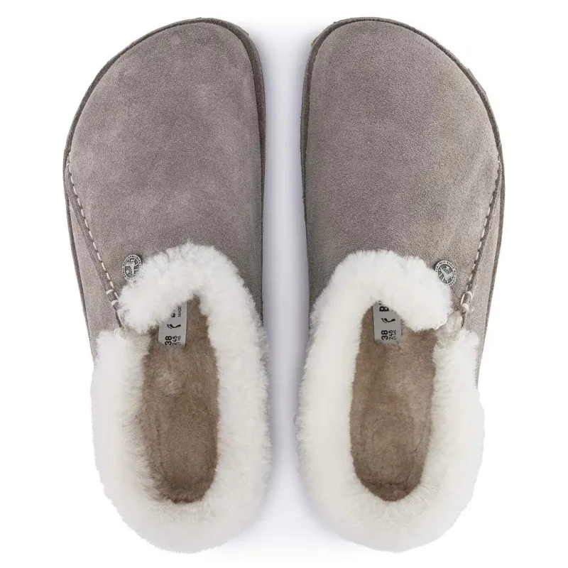 Birkenstock Unisex Zermatt Premium Suede Leather Stone Coin sold by Zulily