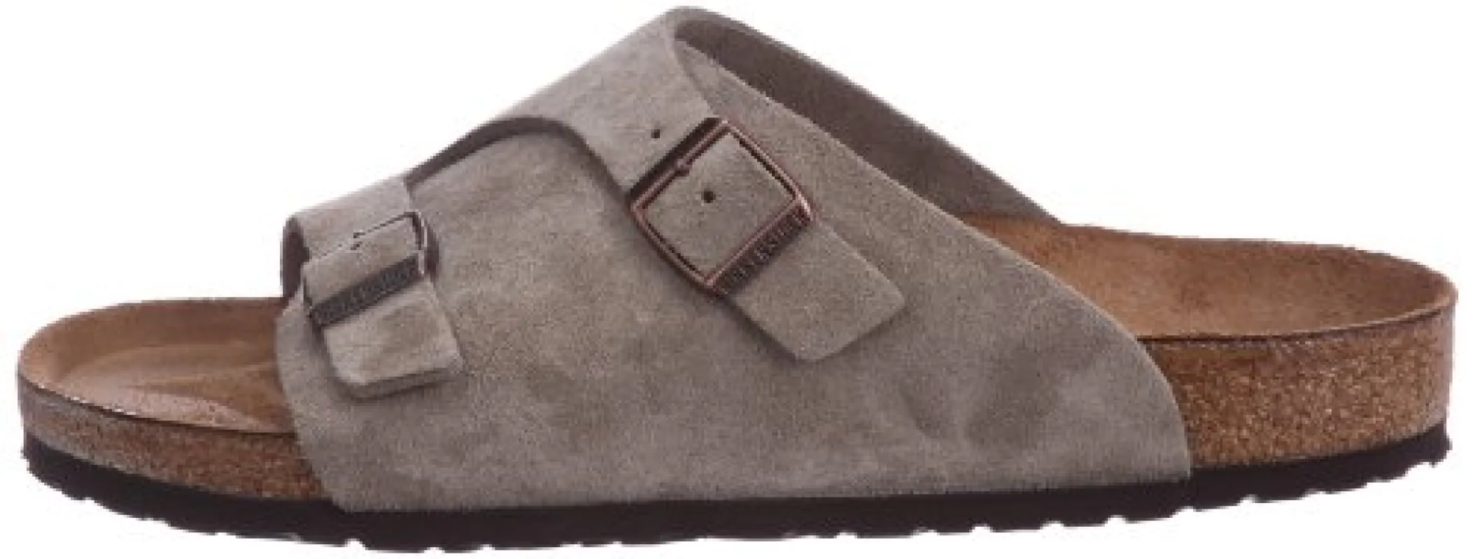 Birkenstock Unisex Zurich Bs Suede Leather Taupe sold by Zulily