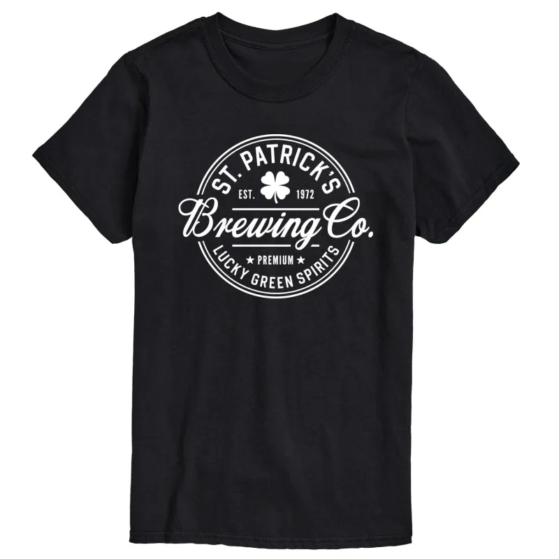 Instant Message - St. Patrick's Brewing Co. - Men's Short Sleeve Graphic T-Shirt made by Zulily