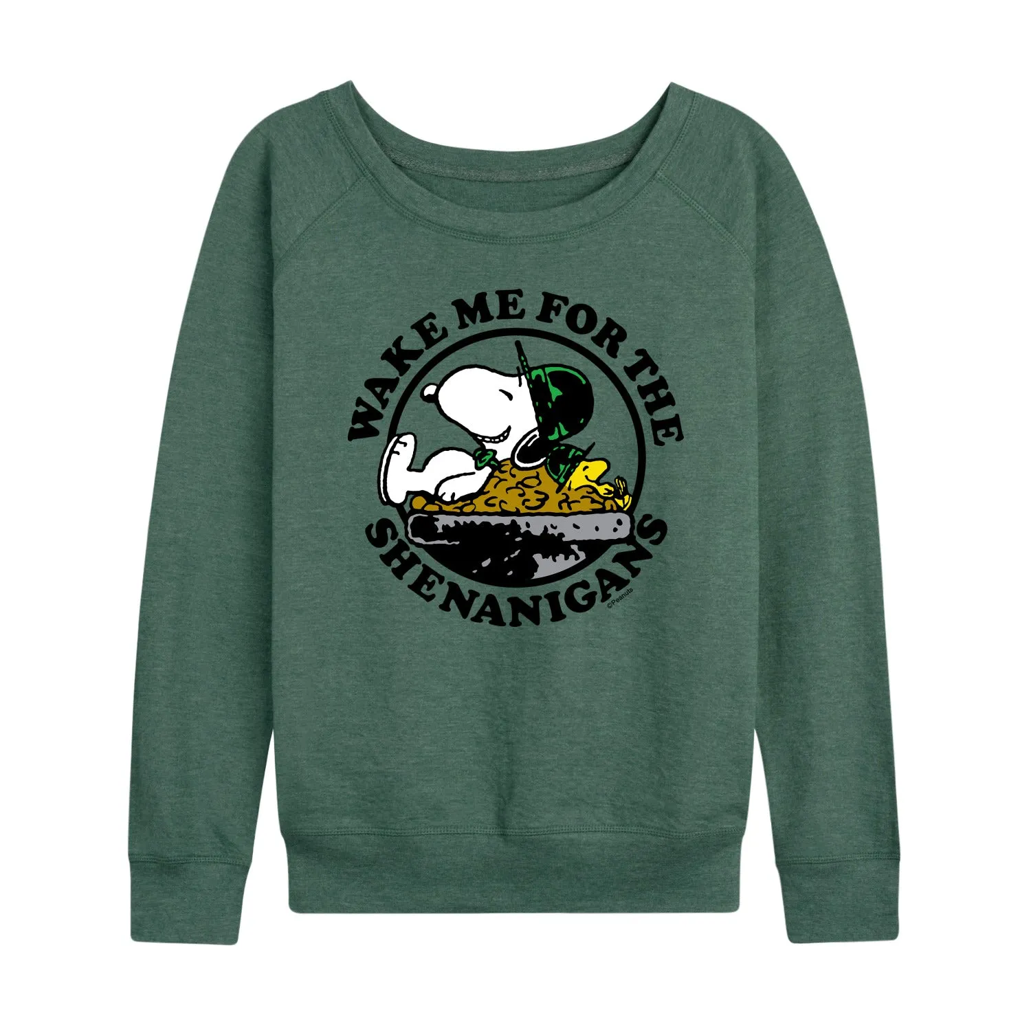 Peanuts - Snoopy & Woodstock Shenanigans - Women's French Terry Long Sleeve Pullover sold by Zulily