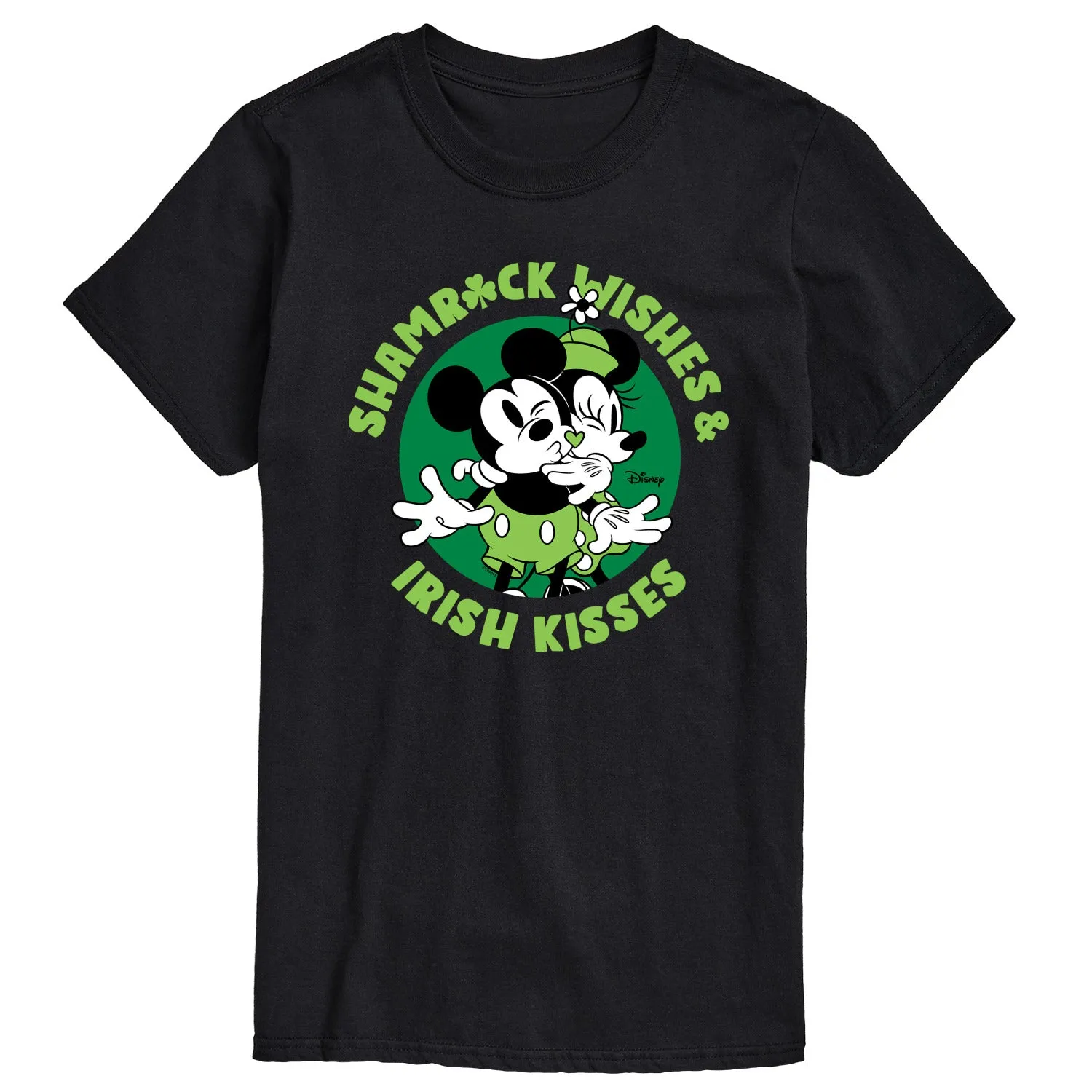 Disney - Shamrock Wishes Irish Kisses - Men's Short Sleeve Graphic T-Shirt sold by Zulily product image thumbnail 3