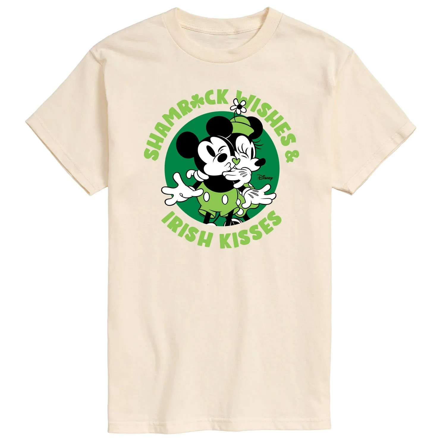 Disney - Shamrock Wishes Irish Kisses - Men's Short Sleeve Graphic T-Shirt sold by Zulily product image thumbnail 4