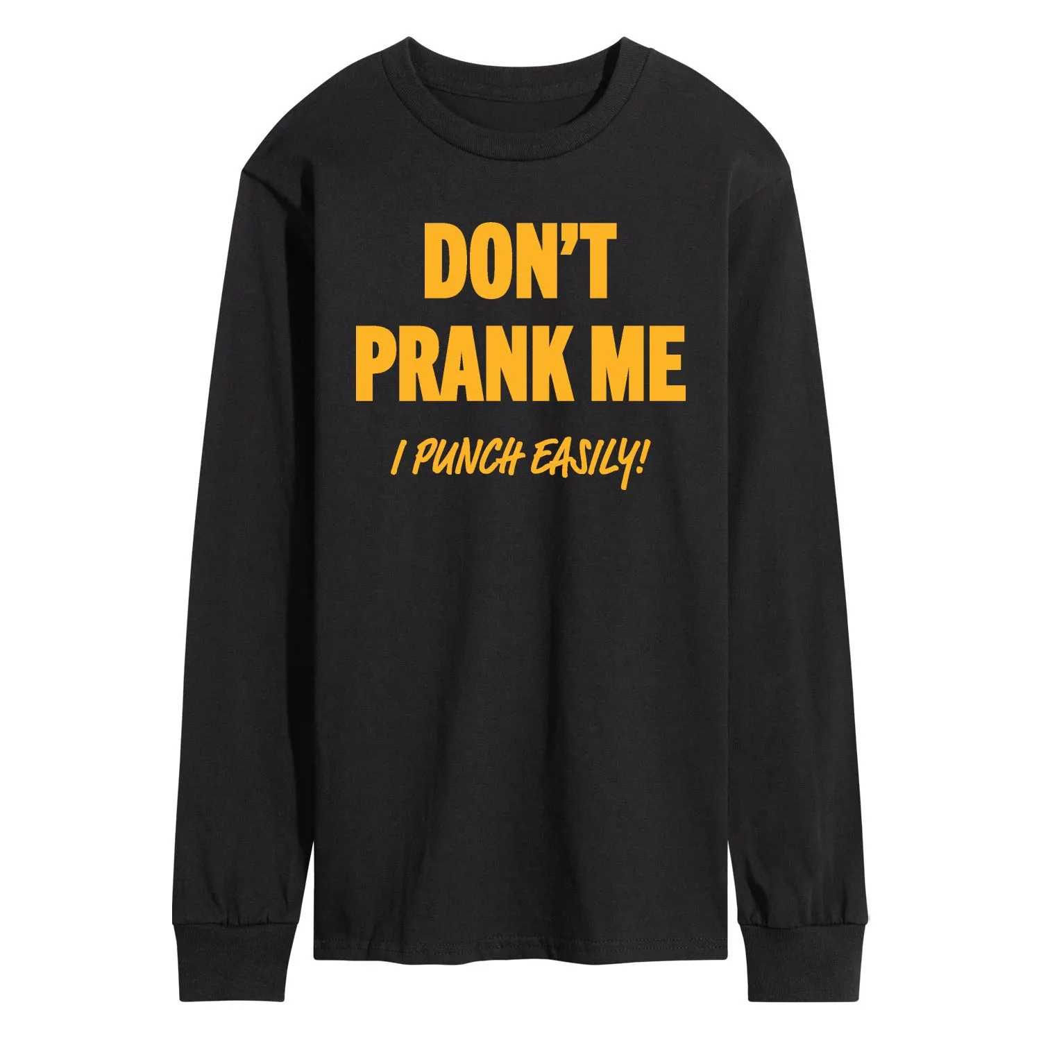 Instant Message - Don't Prank Me - Men's Long Sleeve Graphic T-Shirt sold by Zulily product image thumbnail 2