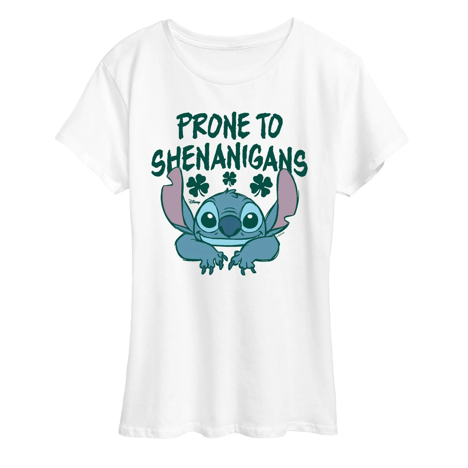Lilo & Stitch - Prone to Shenanigans - Women's Short Sleeve Graphic T-Shirt sold by Zulily