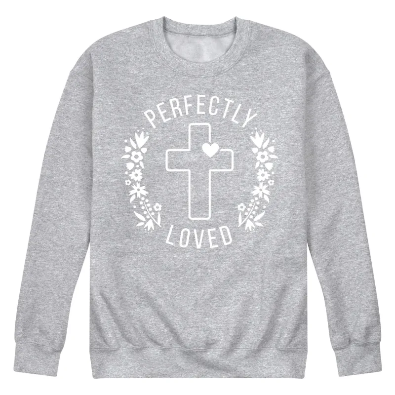 Instant Message - Perfectly Loved - Men's Crew Neck Fleece Pullover sold by Zulily
