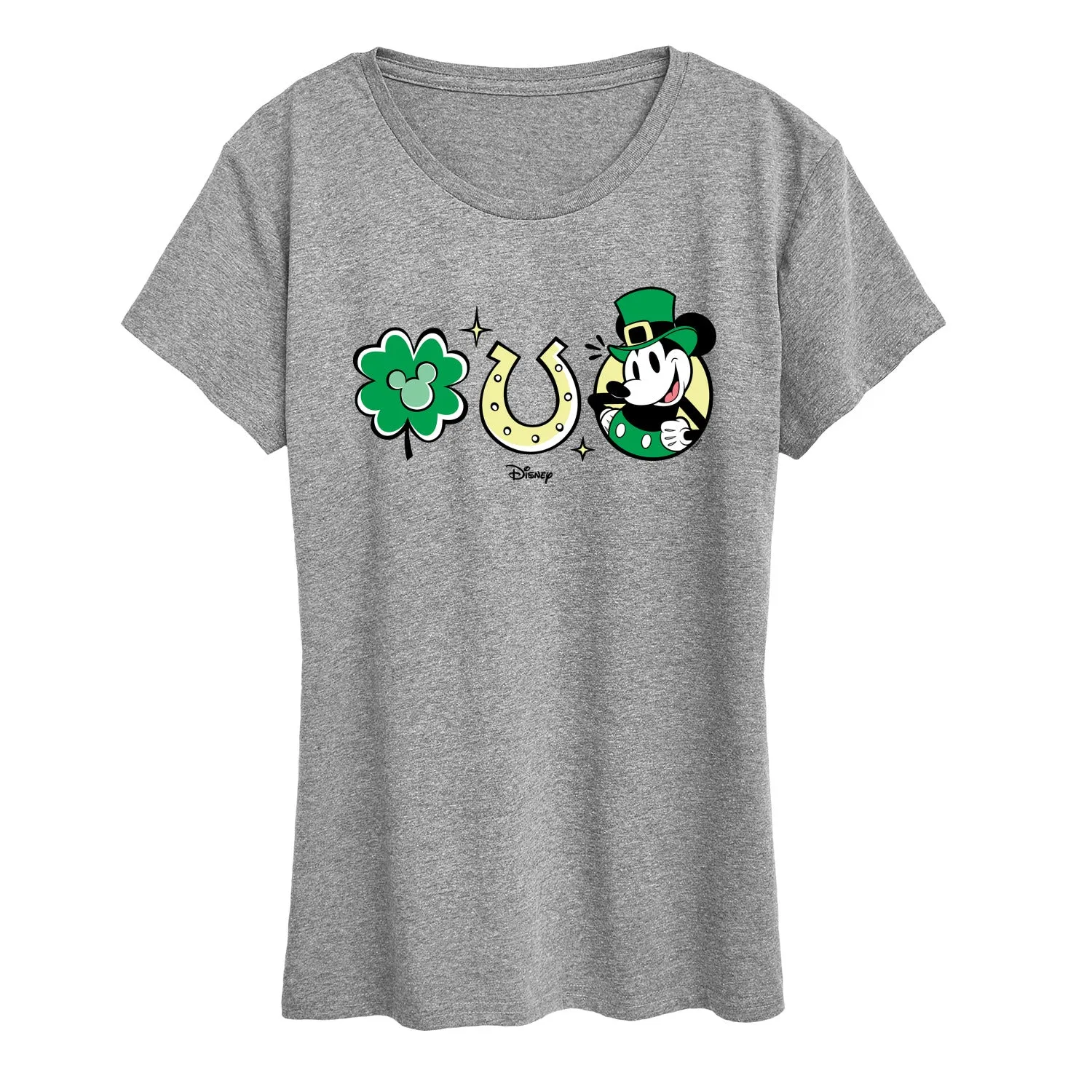 Disney - Mickey St. Patrick's Icons - Women's Short Sleeve Graphic T-Shirt sold by Zulily product image thumbnail 2