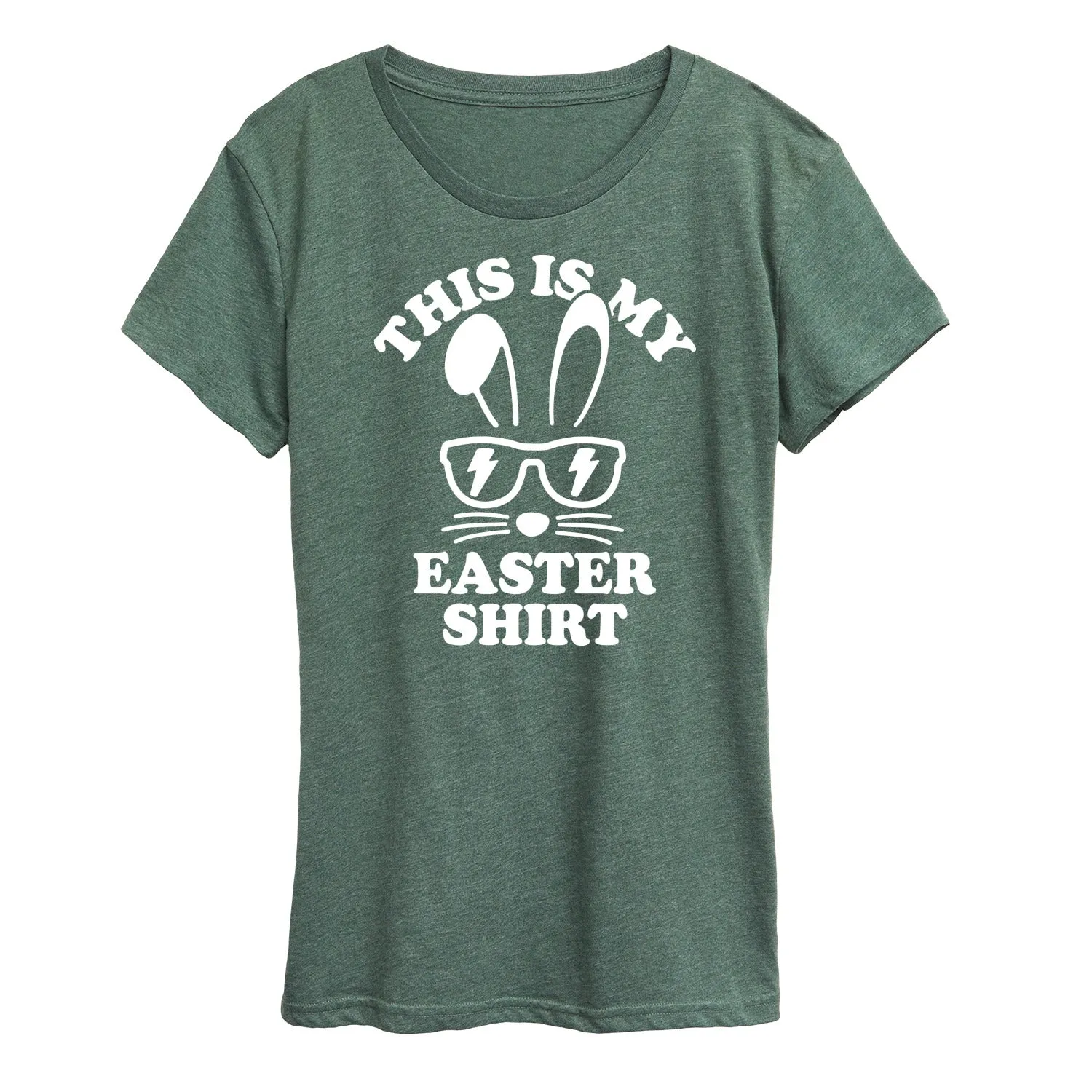 Instant Message - This Is My Easter Shirt - Women's Short Sleeve Graphic T-Shirt sold by Zulily product image thumbnail 3