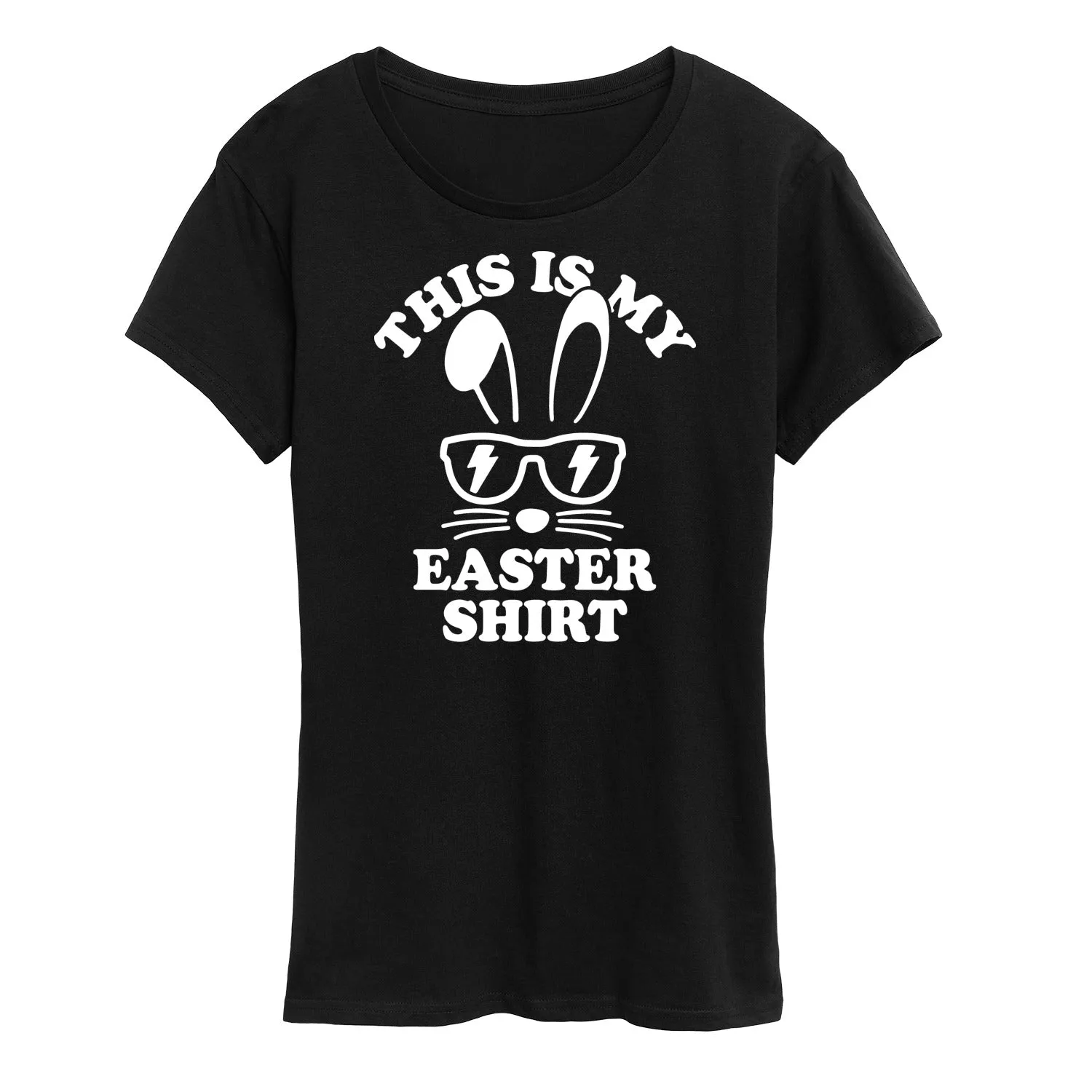 Instant Message - This Is My Easter Shirt - Women's Short Sleeve Graphic T-Shirt sold by Zulily product image thumbnail 4