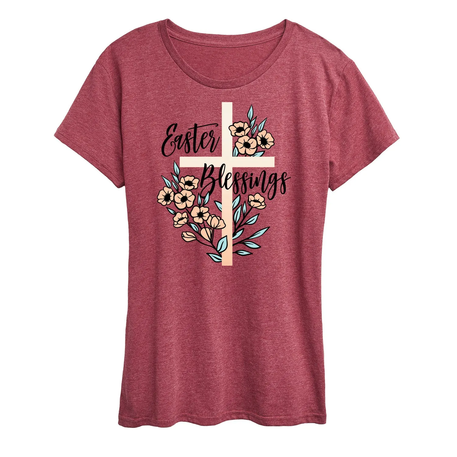 Instant Message - Easter Blessings - Women's Short Sleeve Graphic T-Shirt sold by Zulily product image thumbnail 4