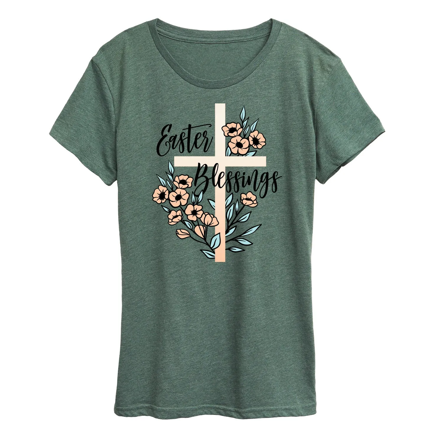 Instant Message - Easter Blessings - Women's Short Sleeve Graphic T-Shirt sold by Zulily product image thumbnail 2