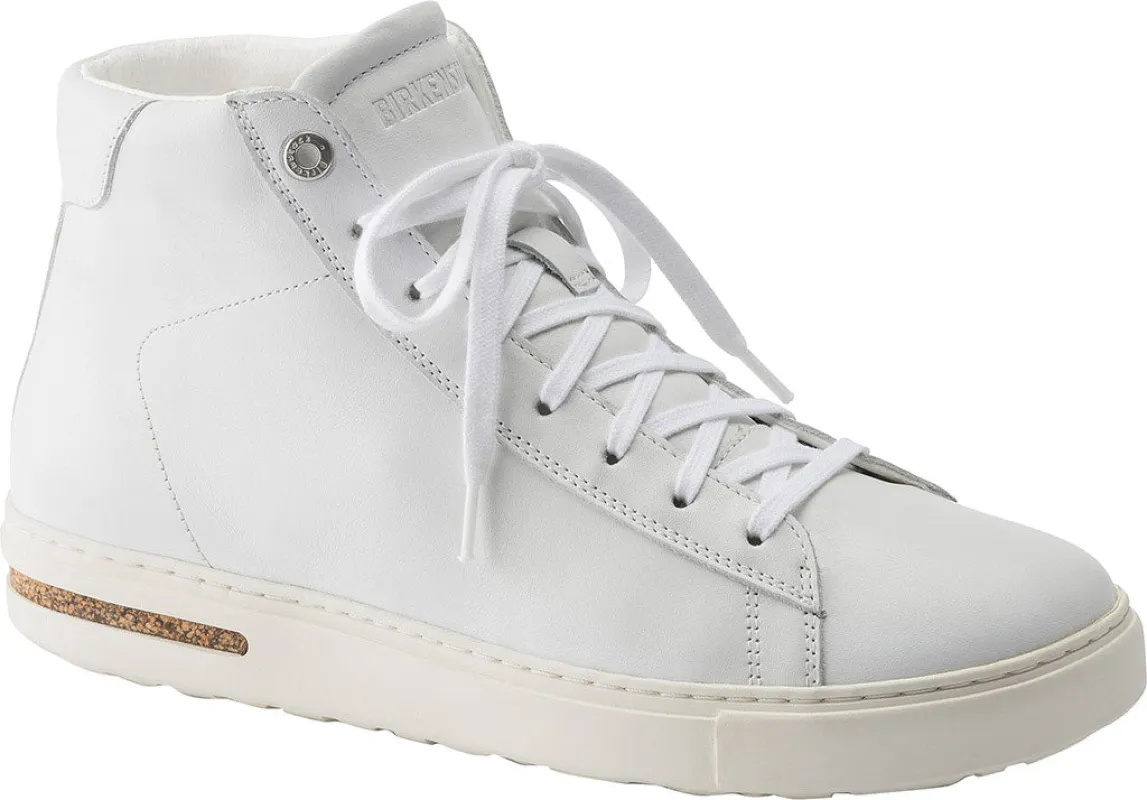 Birkenstock Unisex Bend Mid Natural Leather White sold by Zulily