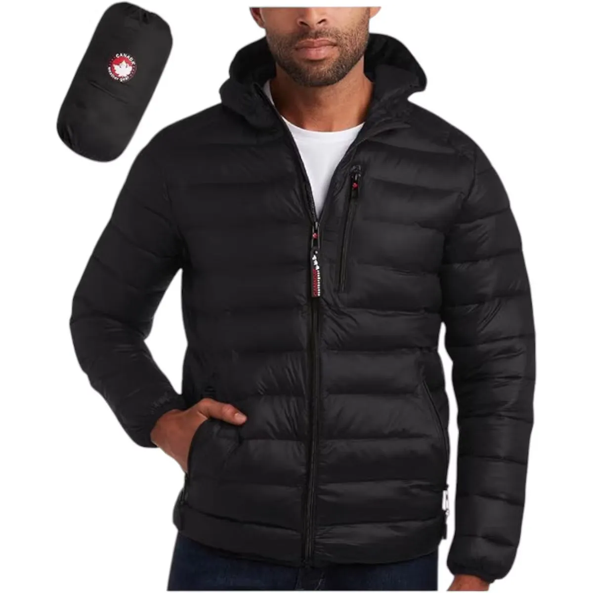 Canada Weather Gear Men's Packable Bubble Puffer Jacket sold by Zulily product image thumbnail 2