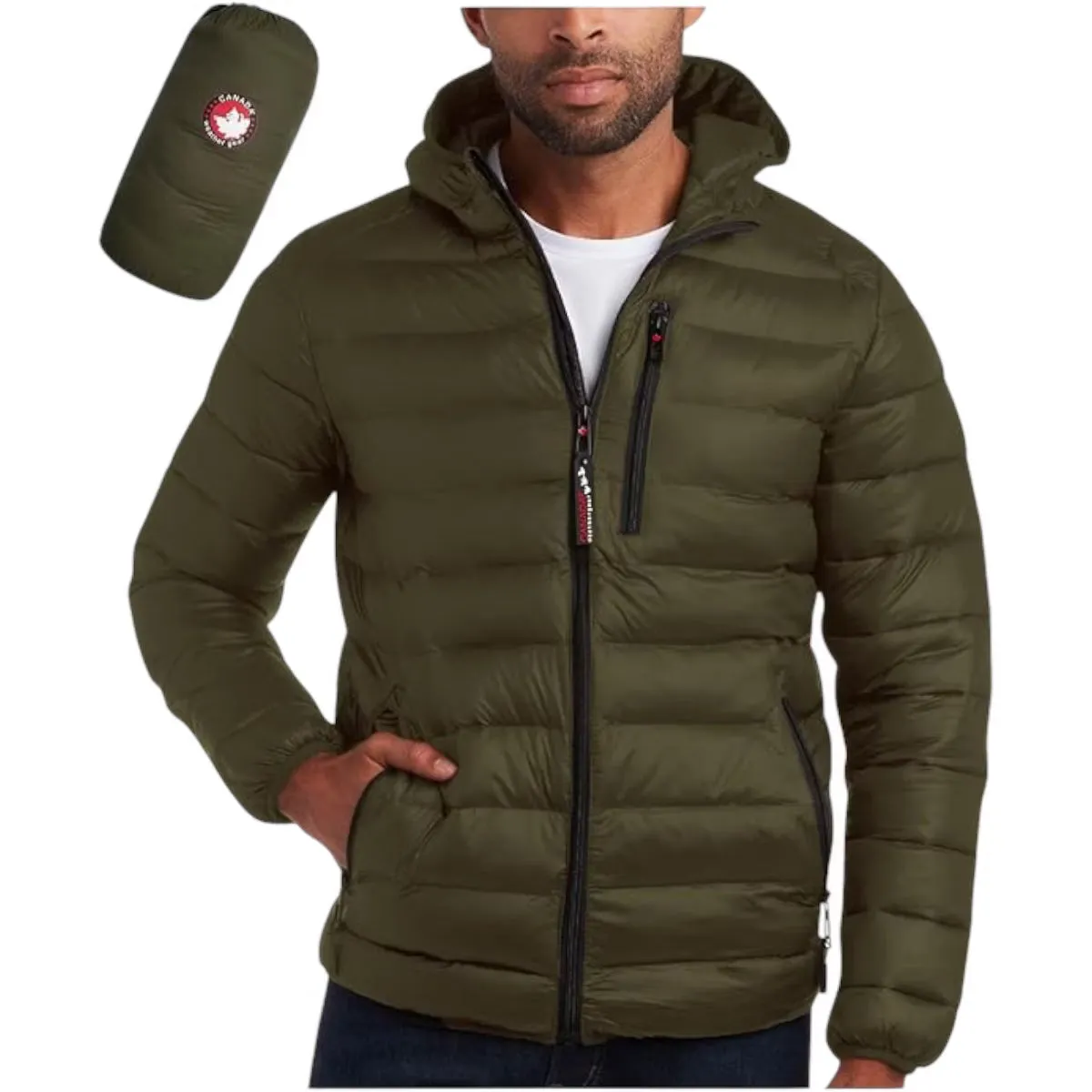 Canada Weather Gear Men's Packable Bubble Puffer Jacket sold by Zulily product image thumbnail 5