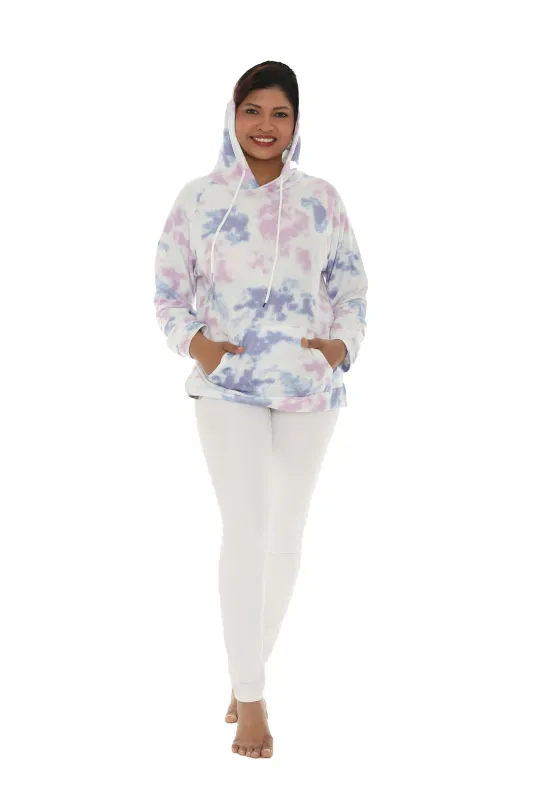 Tie-Dye Kangaroo-Pocket Hoodie sold by Zulily