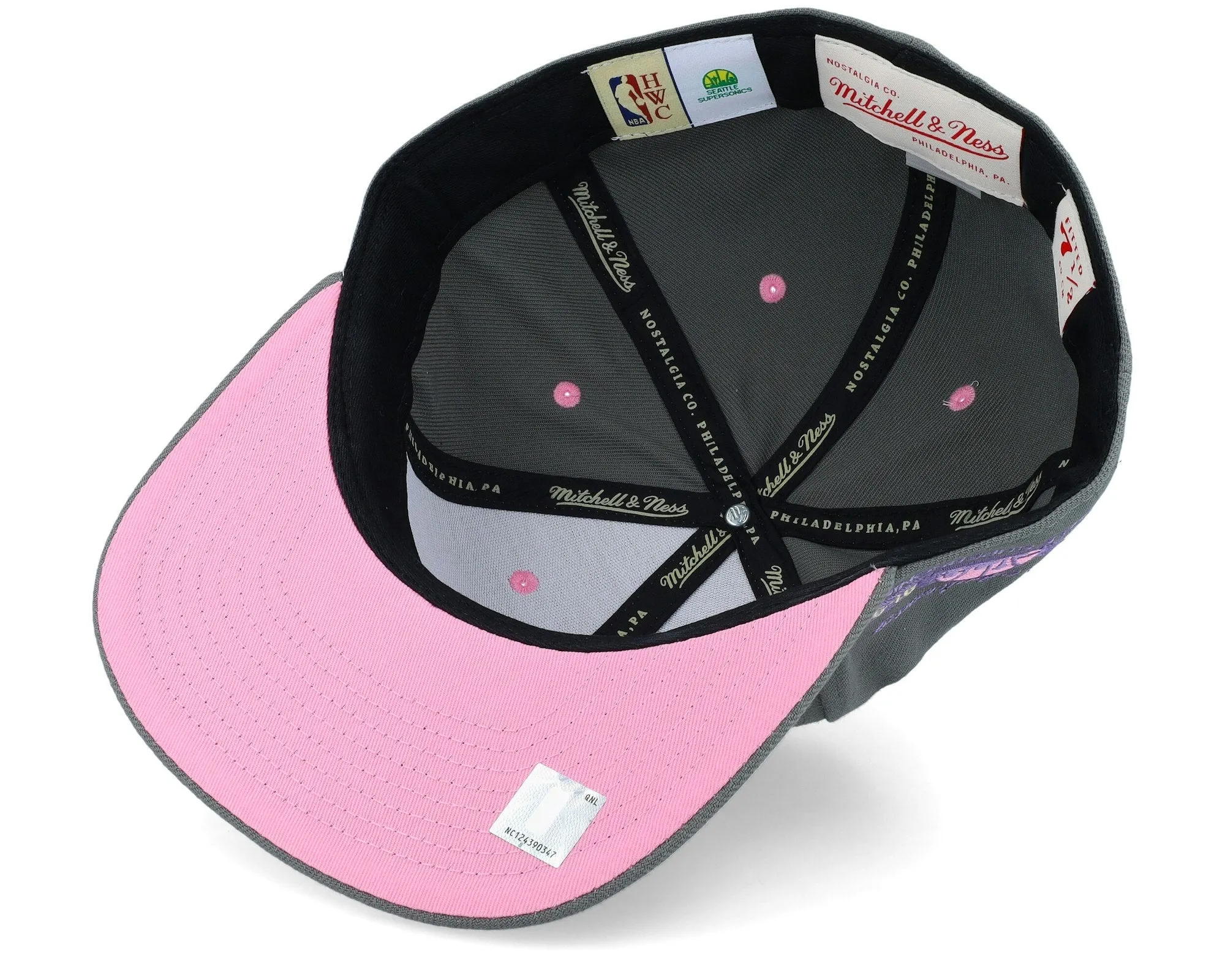 Men's Mitchell & Ness NBA Lavender Dreams Fitted Hwc Supersonics sold by Zulily product image thumbnail 5