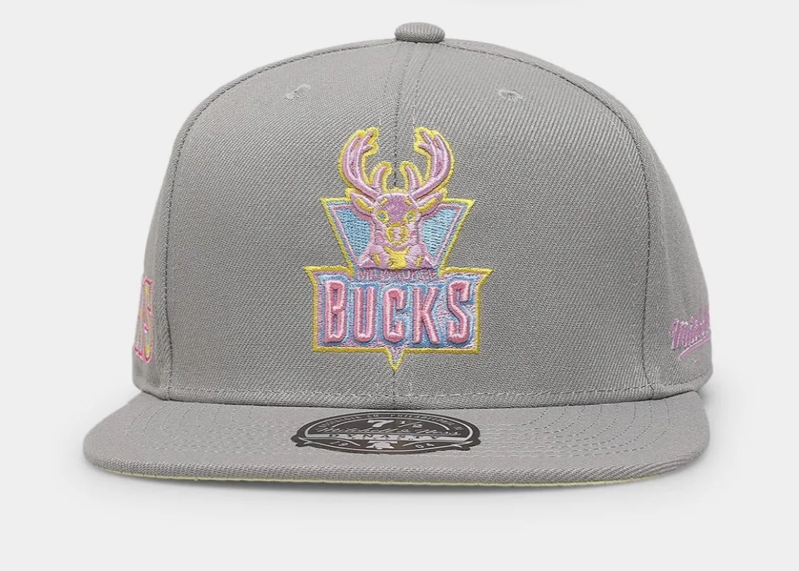 Men's Mitchell & Ness NBA Til Dawn Fitted Hwc Bucks sold by Zulily