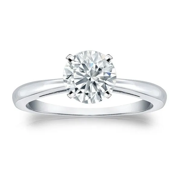 Auriya 2 1/4ctw Round Solitaire Diamond Engagement Ring 14K Gold GIA Certified sold by Zulily
