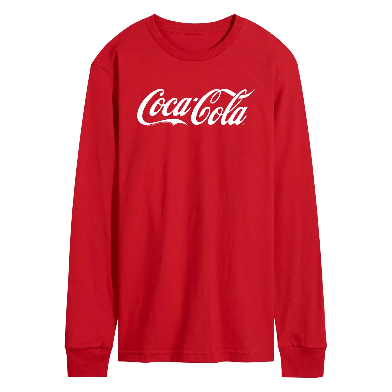 Coca-Cola - White Logo - Men's Long Sleeve Graphic T-Shirt sold by Zulily