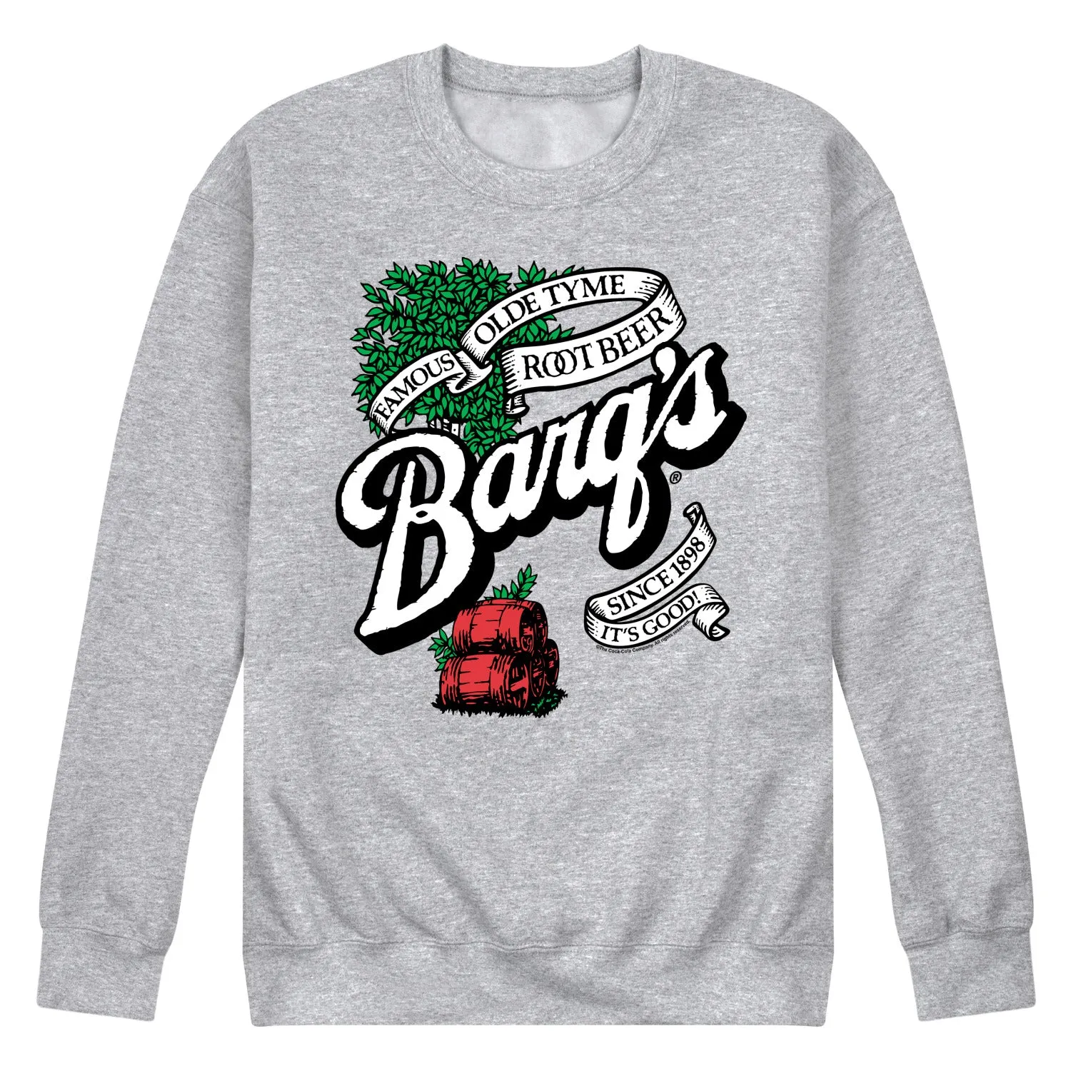 Coca-Cola - Barq's Logo - Men's Crew Fleece Sweatshirt sold by Zulily