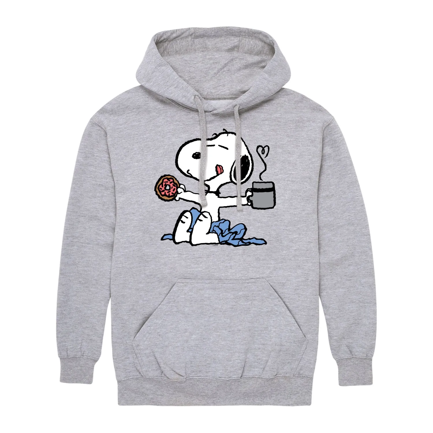 Peanuts - Donut Coffee Snoopy -Men's Pullover Hoodie sold by Zulily