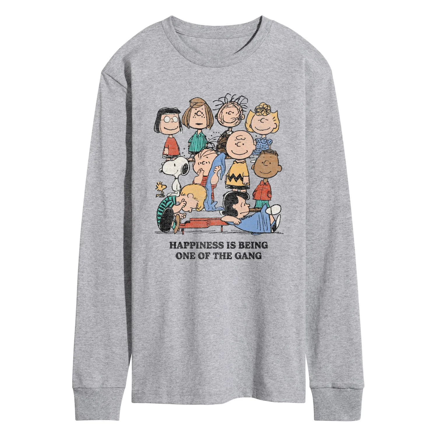 Peanuts - One Of The Gang - Men's Long Sleeve Graphic T-Shirt sold by Zulily
