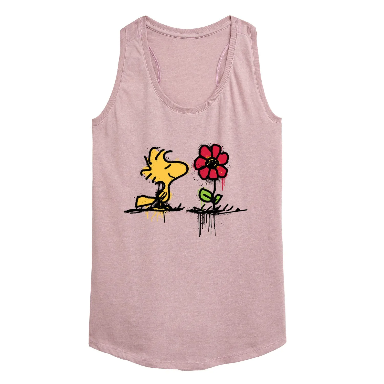 Peanuts - Woodstock Rose - Women's Racerback Tank Top sold by Zulily product image thumbnail 3