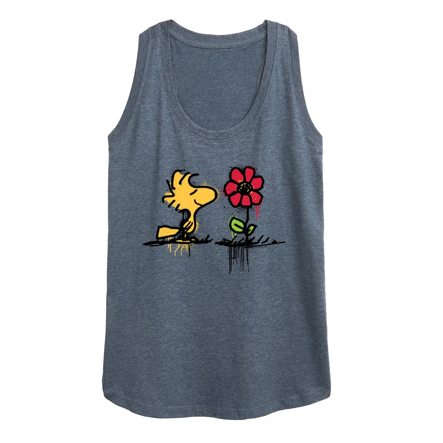 Peanuts - Woodstock Rose - Women's Racerback Tank Top sold by Zulily