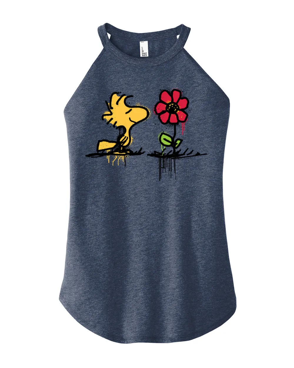 Peanuts - Woodstock Rose - Juniors High Neck Tank Top sold by Zulily product image thumbnail 2