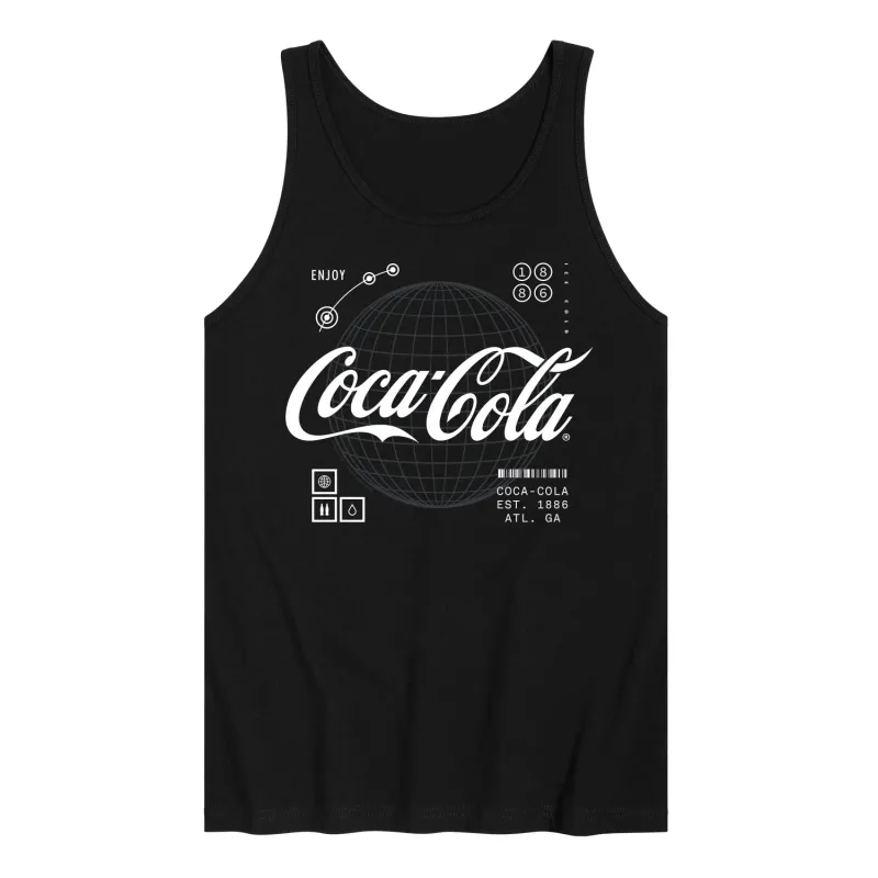 Coca-Cola - Logo Hud  - Men's Jersey Tank Top sold by Zulily