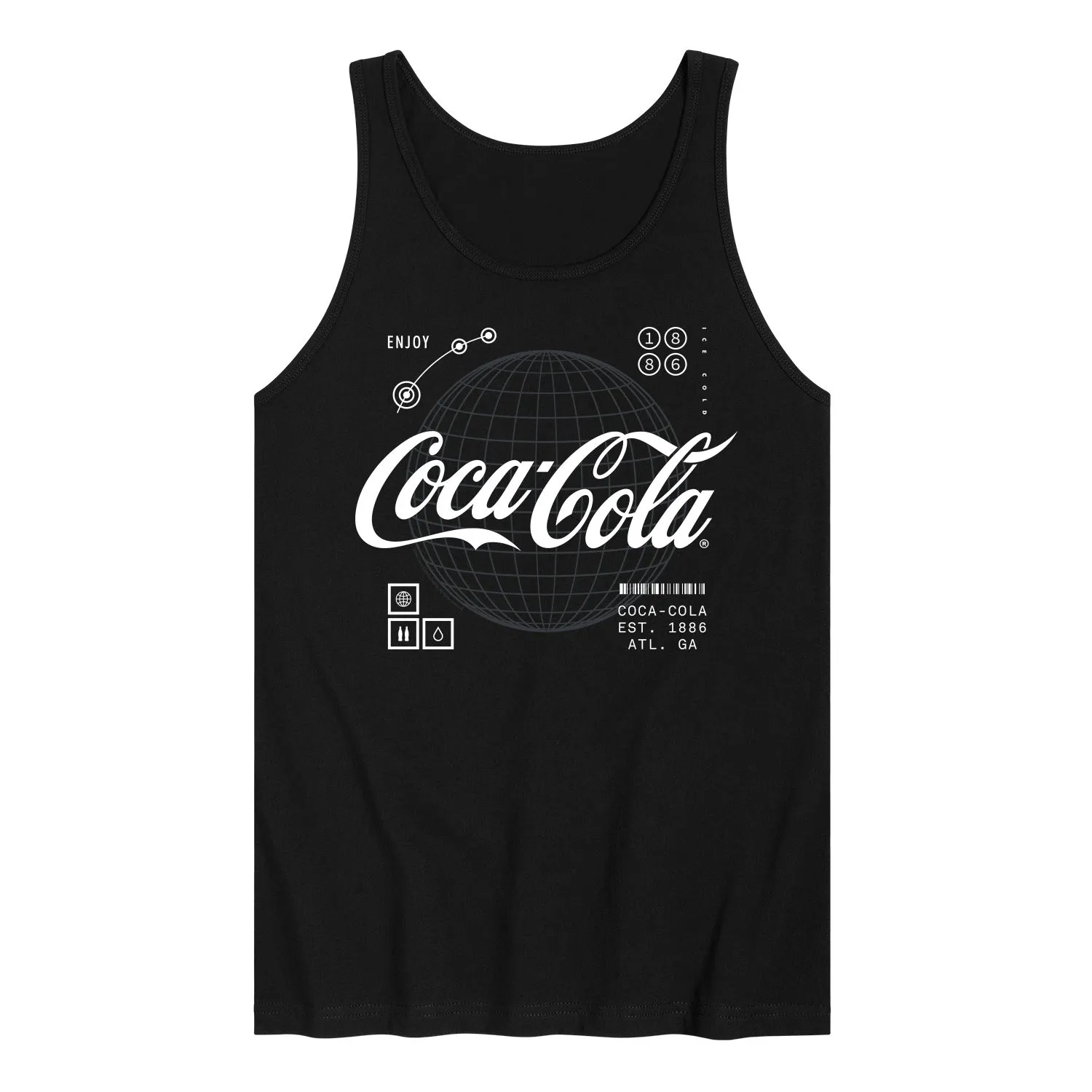 Coca-Cola - Logo Hud - Men's Jersey Tank Top sold by Zulily