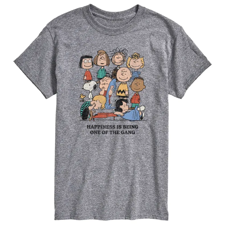 Peanuts - Happiness Is - Men's Short Sleeve Graphic T-Shirt sold by Zulily