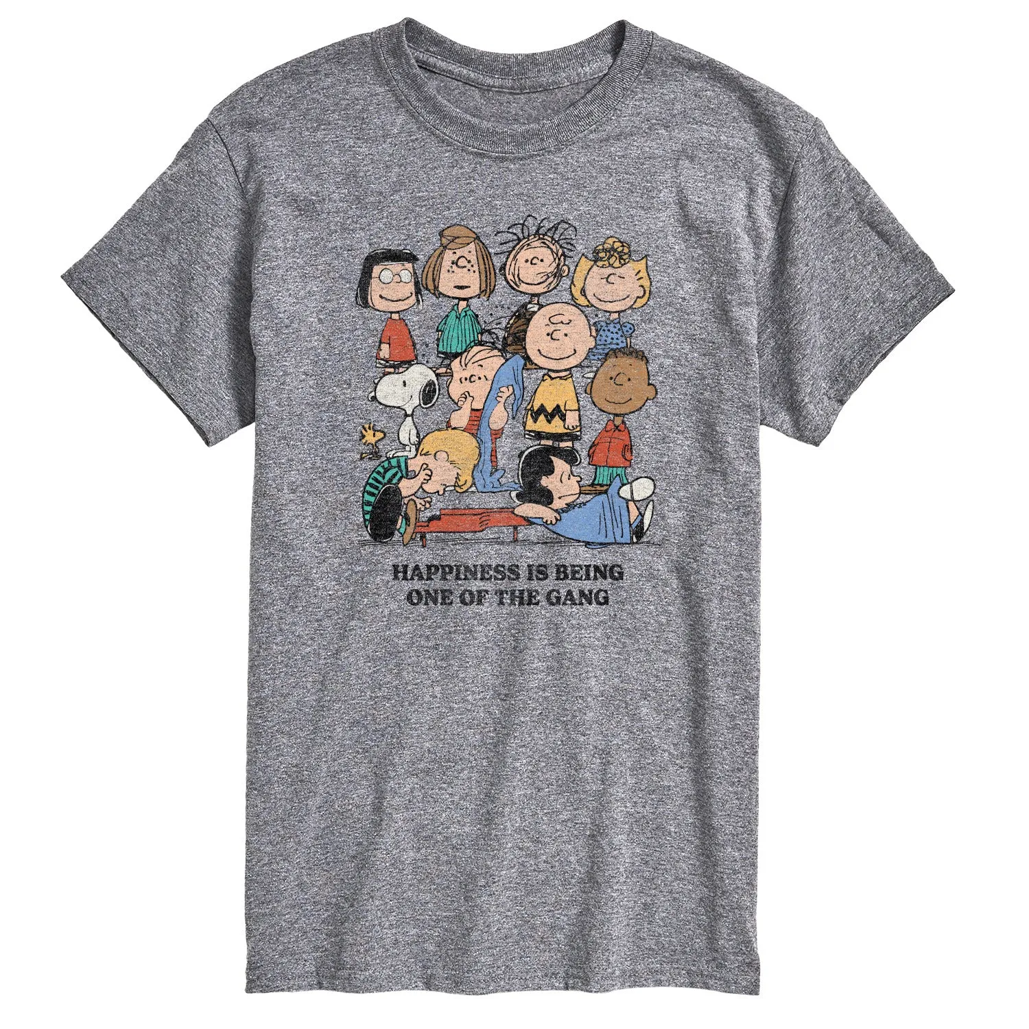 Peanuts - Happiness Is - Men's Short Sleeve Graphic T-Shirt sold by Zulily