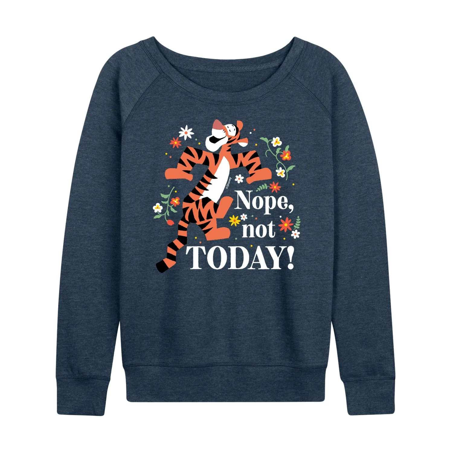 Winnie the Pooh - Tigger - Nope, Not Today - Women's Lightweight French Terry Long Sleeve Shirt sold by Zulily product image thumbnail 3