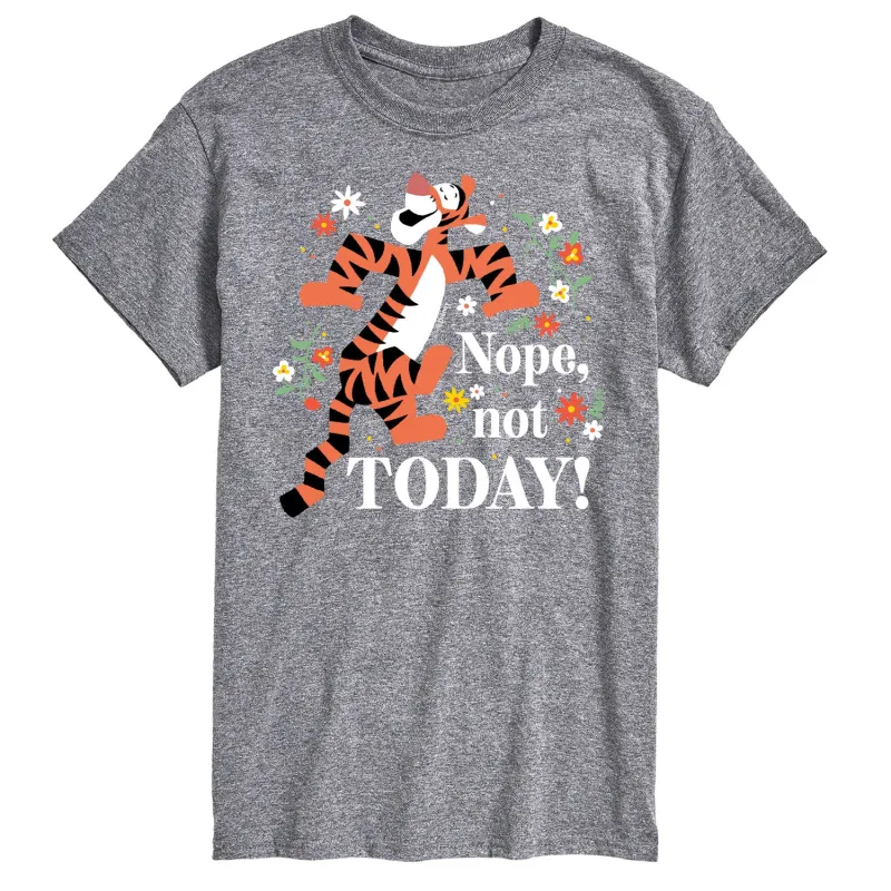Winnie the Pooh - Tigger - Nope, Not Today - Men's Short Sleeve Graphic T-Shirt sold by Zulily