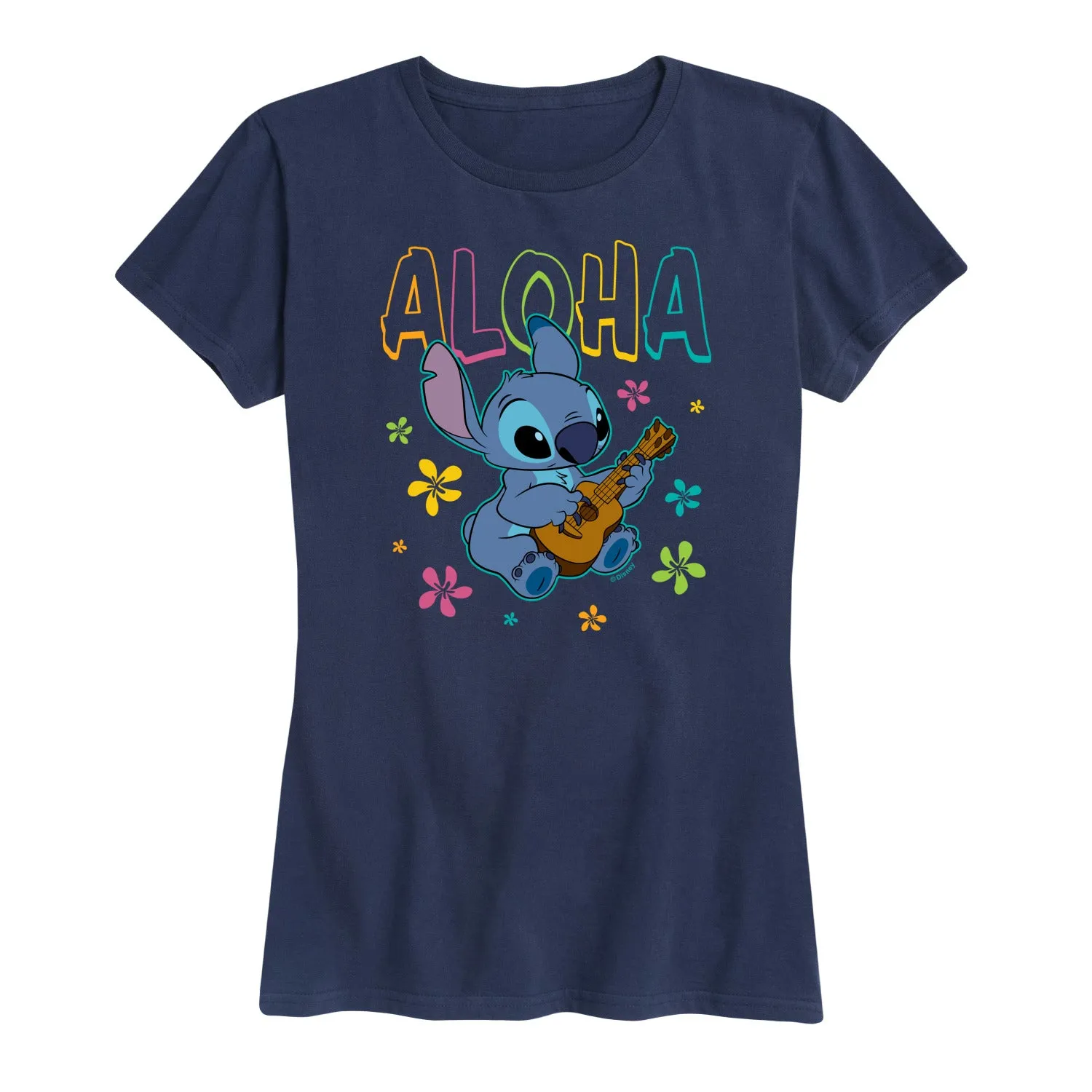 Lilo & Stitch - Aloha Stitch - Women's Short Sleeve Graphic T-Shirt sold by Zulily product image thumbnail 5
