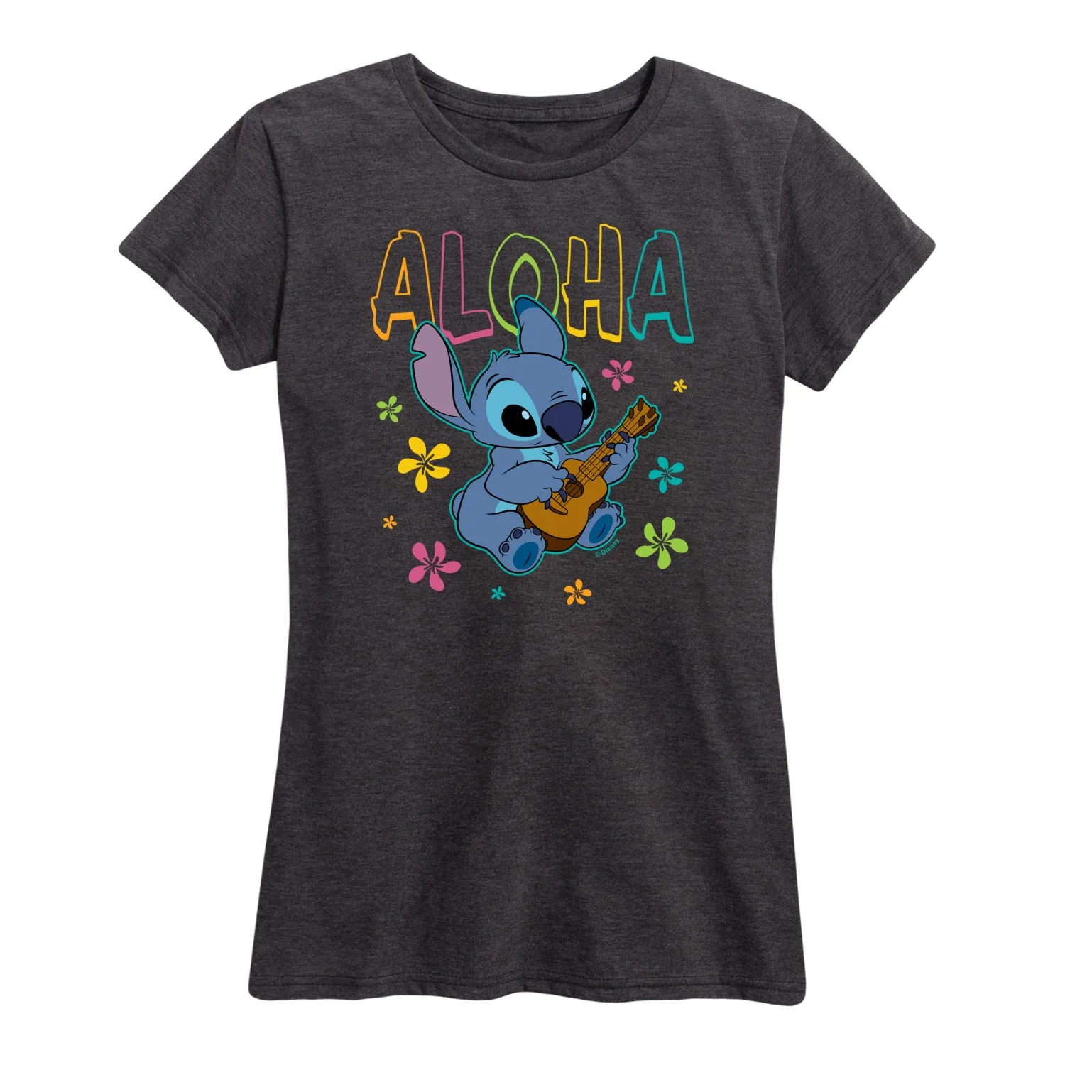 Lilo & Stitch - Aloha Stitch - Women's Short Sleeve Graphic T-Shirt sold by Zulily product image thumbnail 2