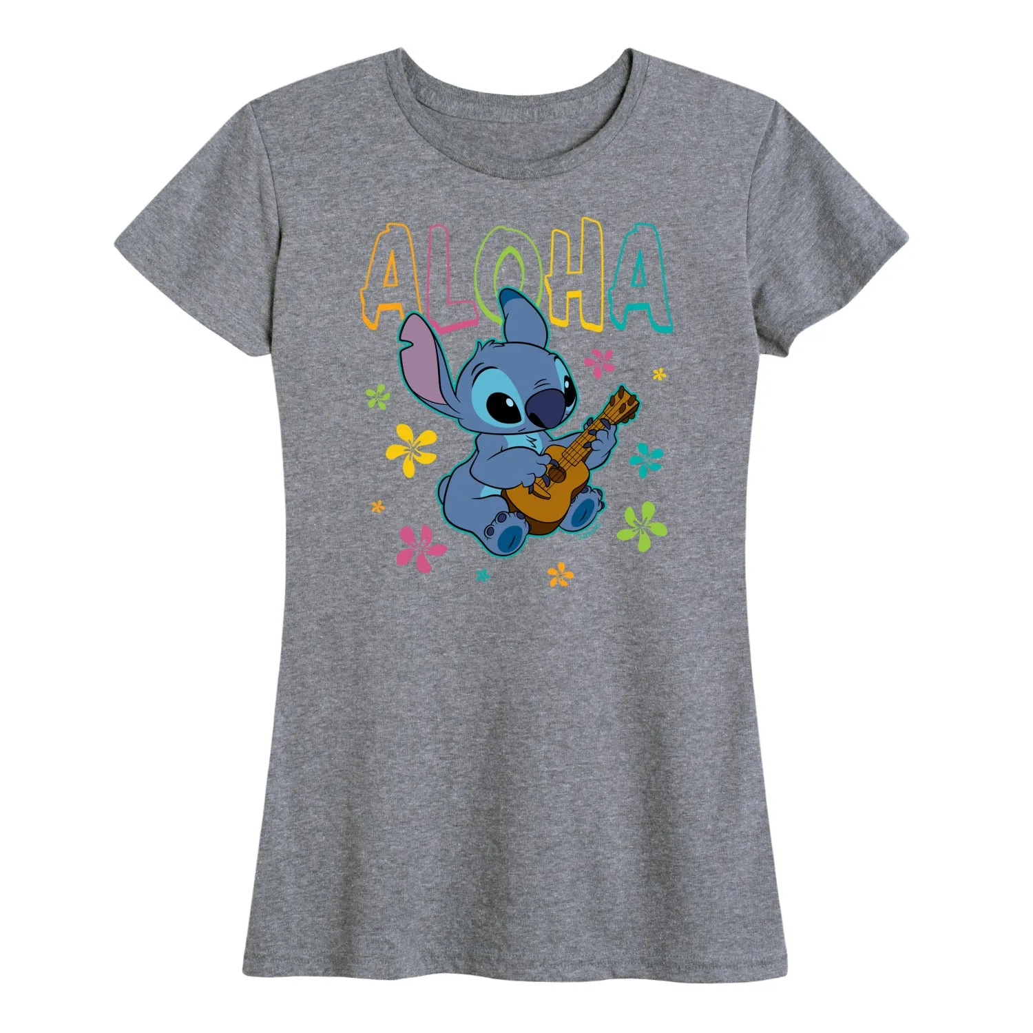 Lilo & Stitch - Aloha Stitch - Women's Short Sleeve Graphic T-Shirt sold by Zulily product image thumbnail 3