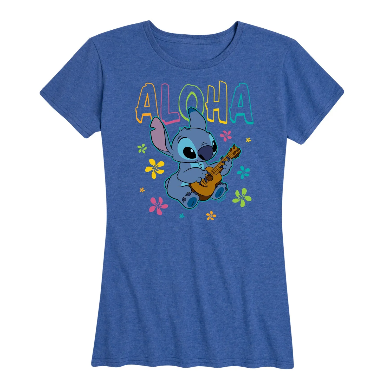 Lilo & Stitch - Aloha Stitch - Women's Short Sleeve Graphic T-Shirt sold by Zulily product image thumbnail 4