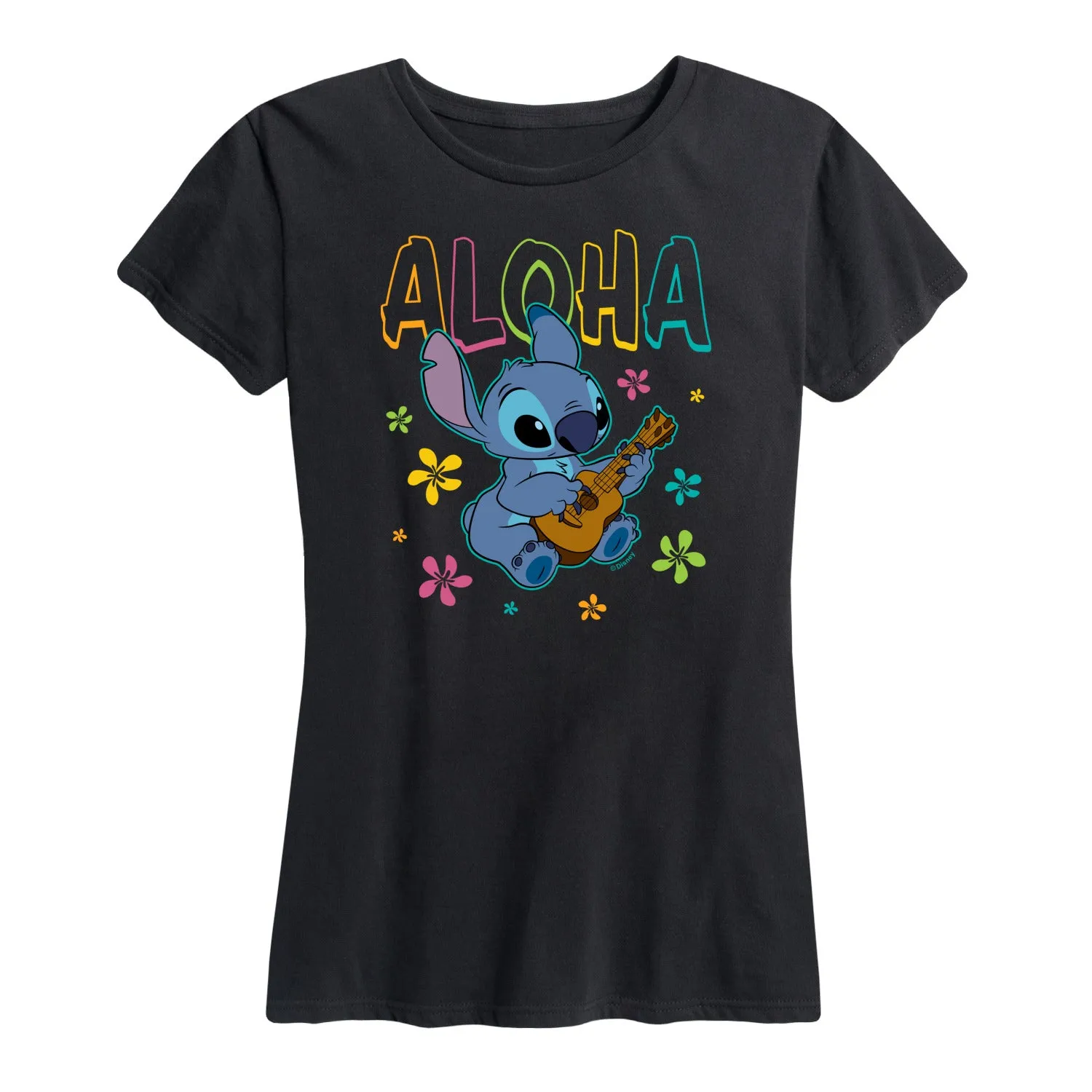 Lilo & Stitch - Aloha Stitch - Women's Short Sleeve Graphic T-Shirt sold by Zulily