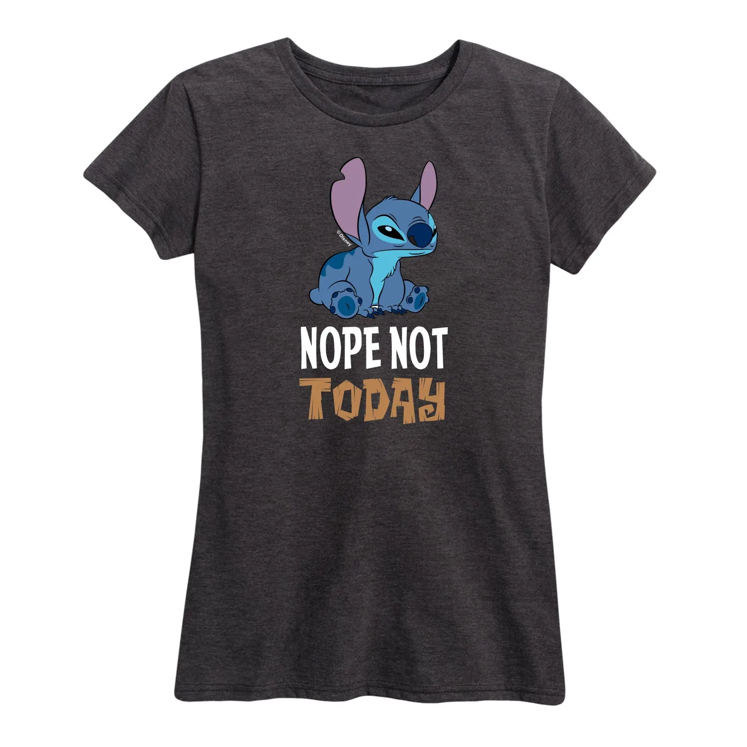 Lilo & Stitch - Nope Not Today - Women's Short Sleeve Graphic T-Shirt sold by Zulily product image thumbnail 4