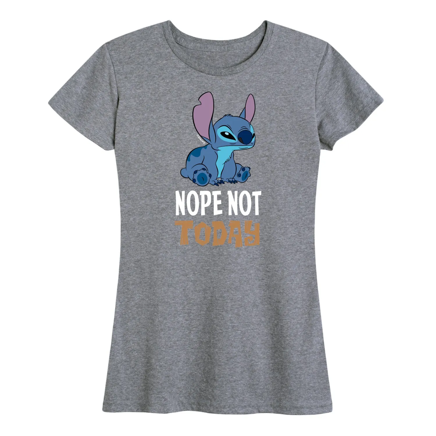 Lilo & Stitch - Nope Not Today - Women's Short Sleeve Graphic T-Shirt sold by Zulily product image thumbnail 5