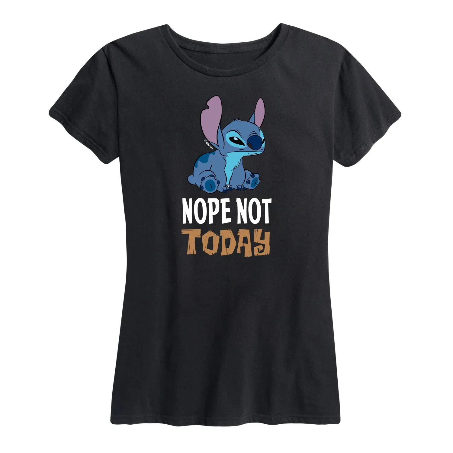 Lilo & Stitch - Nope Not Today - Women's Short Sleeve Graphic T-Shirt sold by Zulily product image thumbnail 2