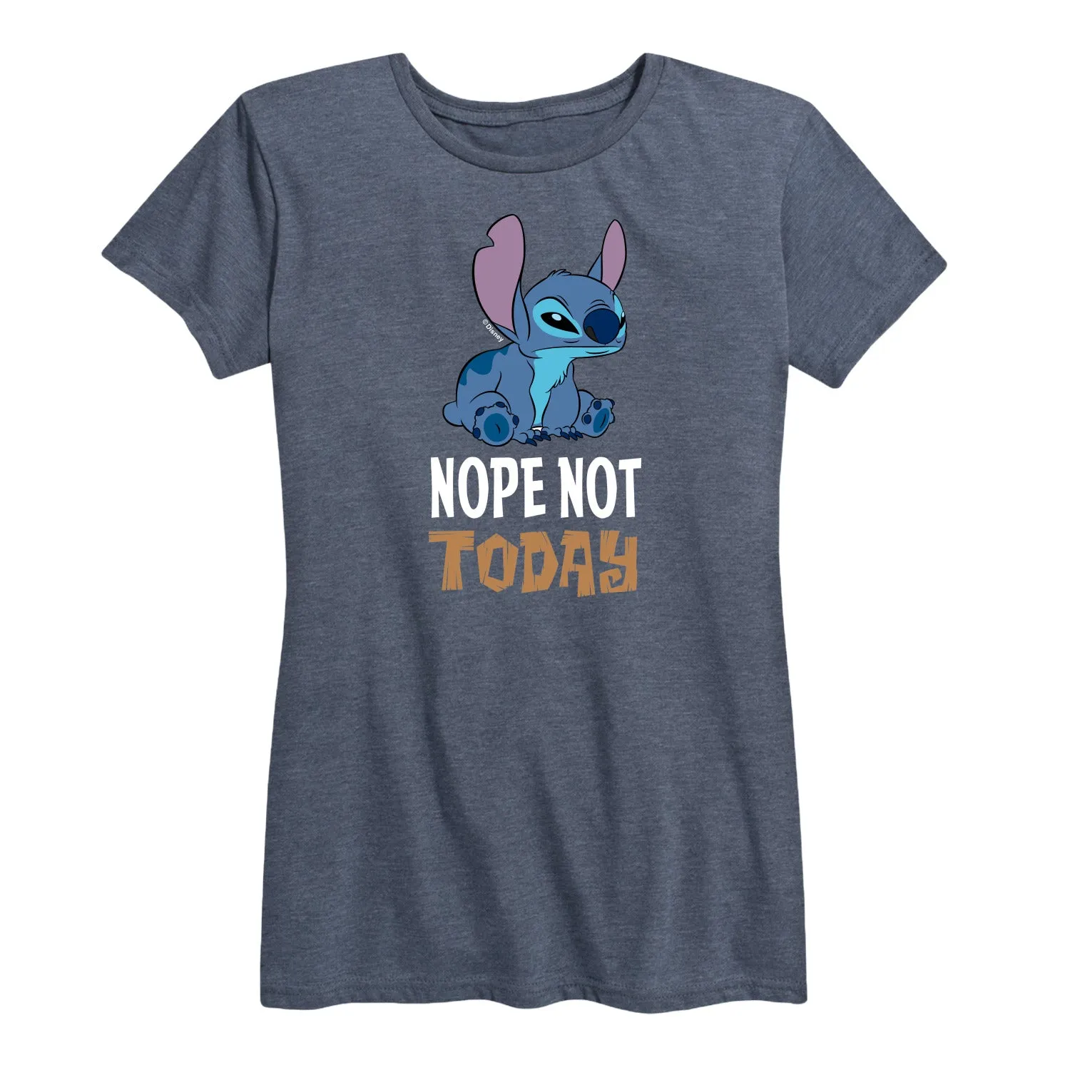 Lilo & Stitch - Nope Not Today - Women's Short Sleeve Graphic T-Shirt sold by Zulily product image thumbnail 3