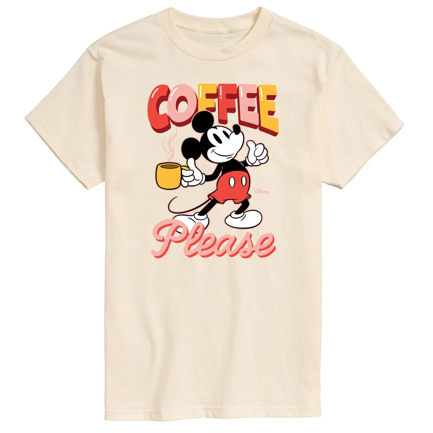 Disney - Coffee Please - Men's Short Sleeve Graphic T-Shirt sold by Zulily product image thumbnail 3