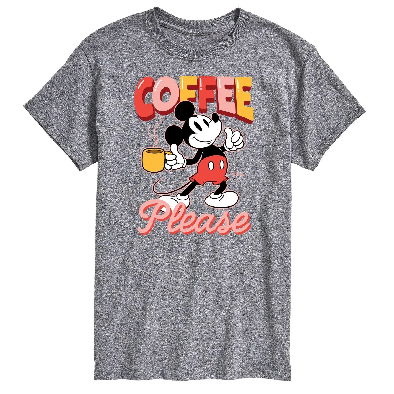 Disney - Coffee Please - Men's Short Sleeve Graphic T-Shirt sold by Zulily