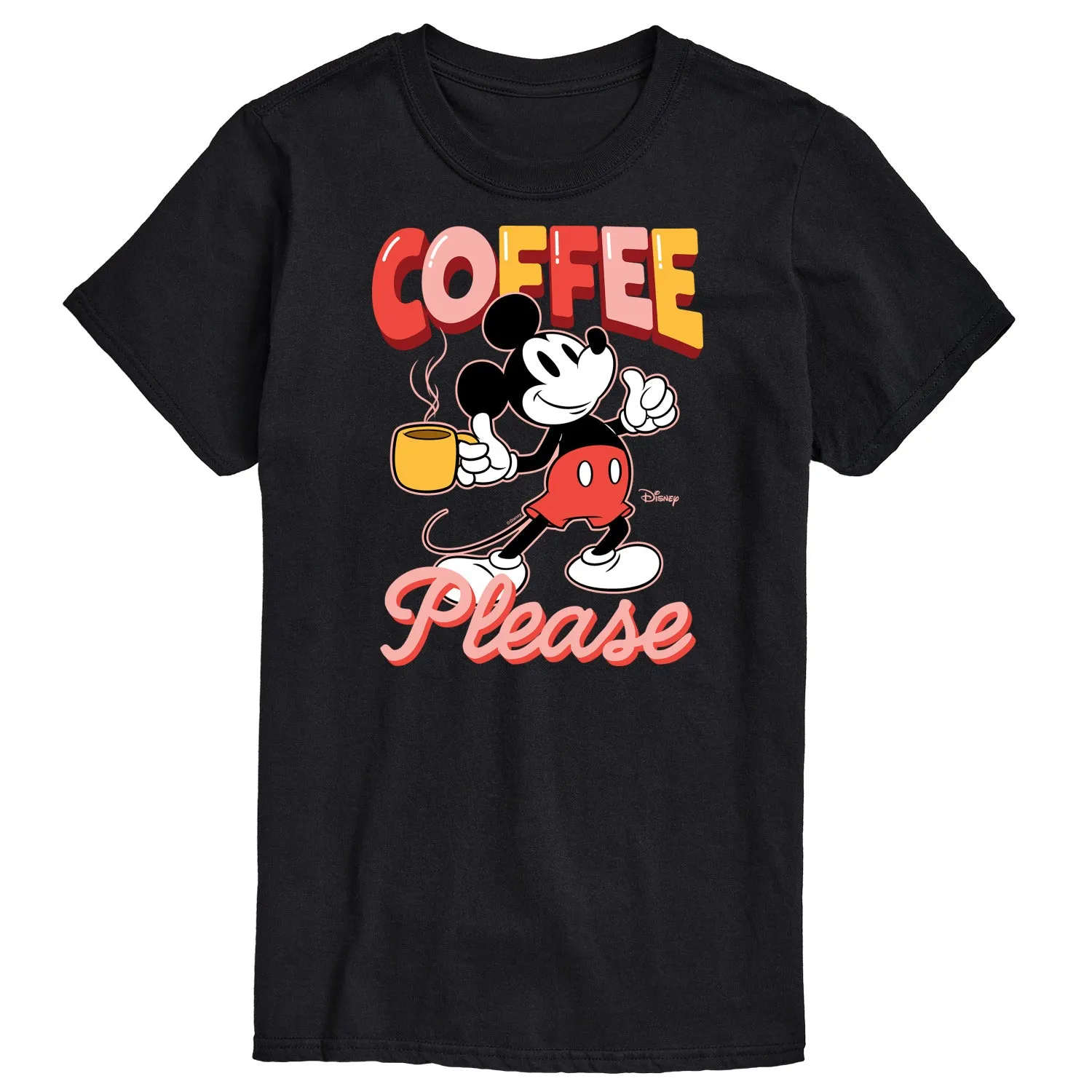 Disney - Coffee Please - Men's Short Sleeve Graphic T-Shirt sold by Zulily product image thumbnail 2