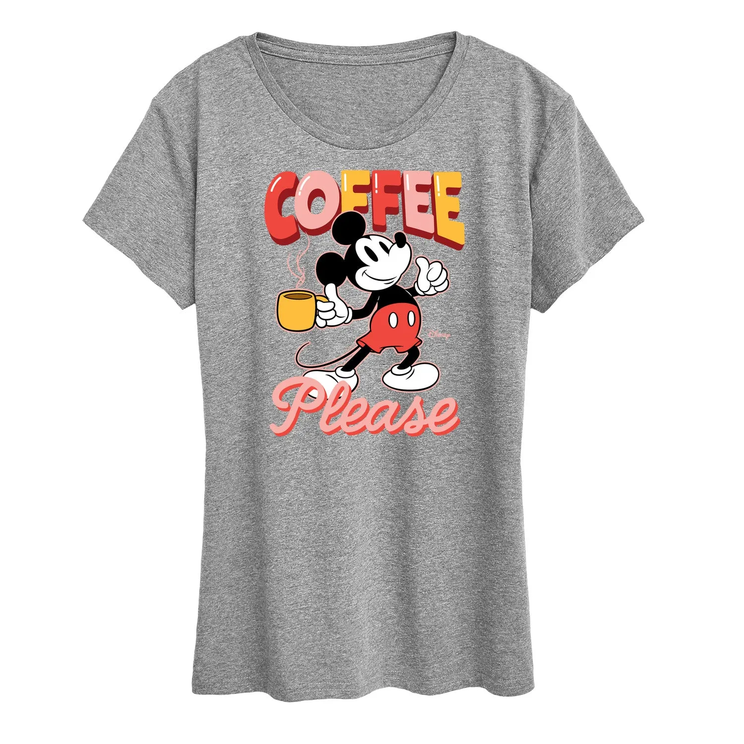 Disney - Coffee Please - Women's Short Sleeve Graphic T-Shirt sold by Zulily product image thumbnail 4